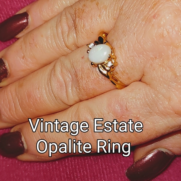 Vintage Opalite Ring - Picture 9 of 12